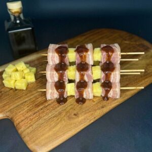 Maggies (Pork belly & pineapple skewers)